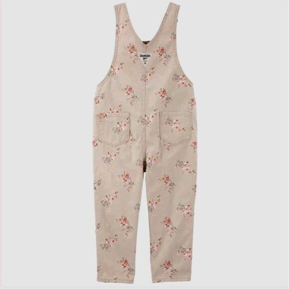 Bundle 2 OshKoshB’Gosh Girls Overalls 6 Months Green Long pink Short Excellent - Picture 3 of 13